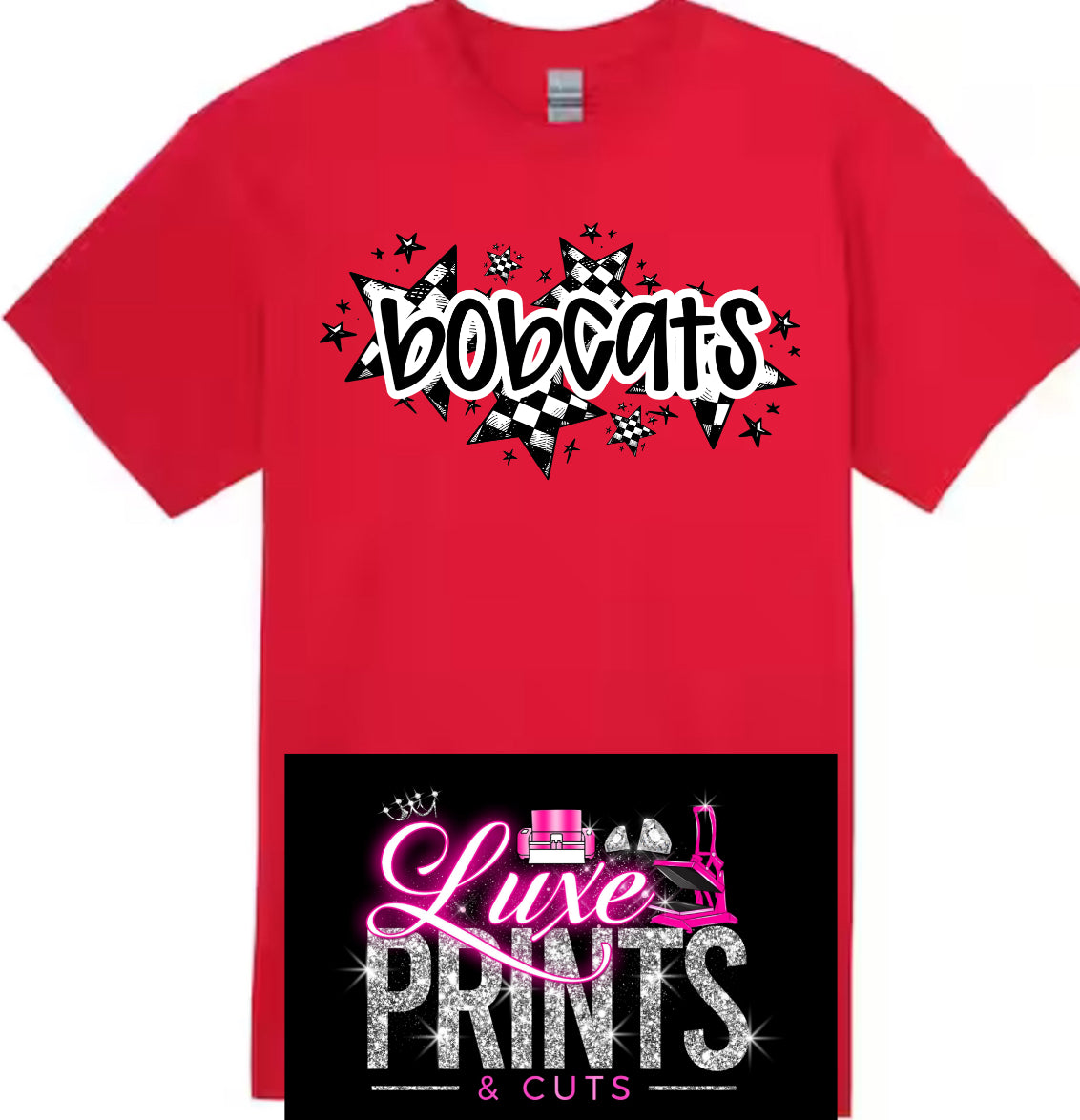 Bobcats Checkered Stars