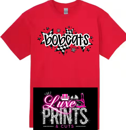 Bobcats Checkered Stars