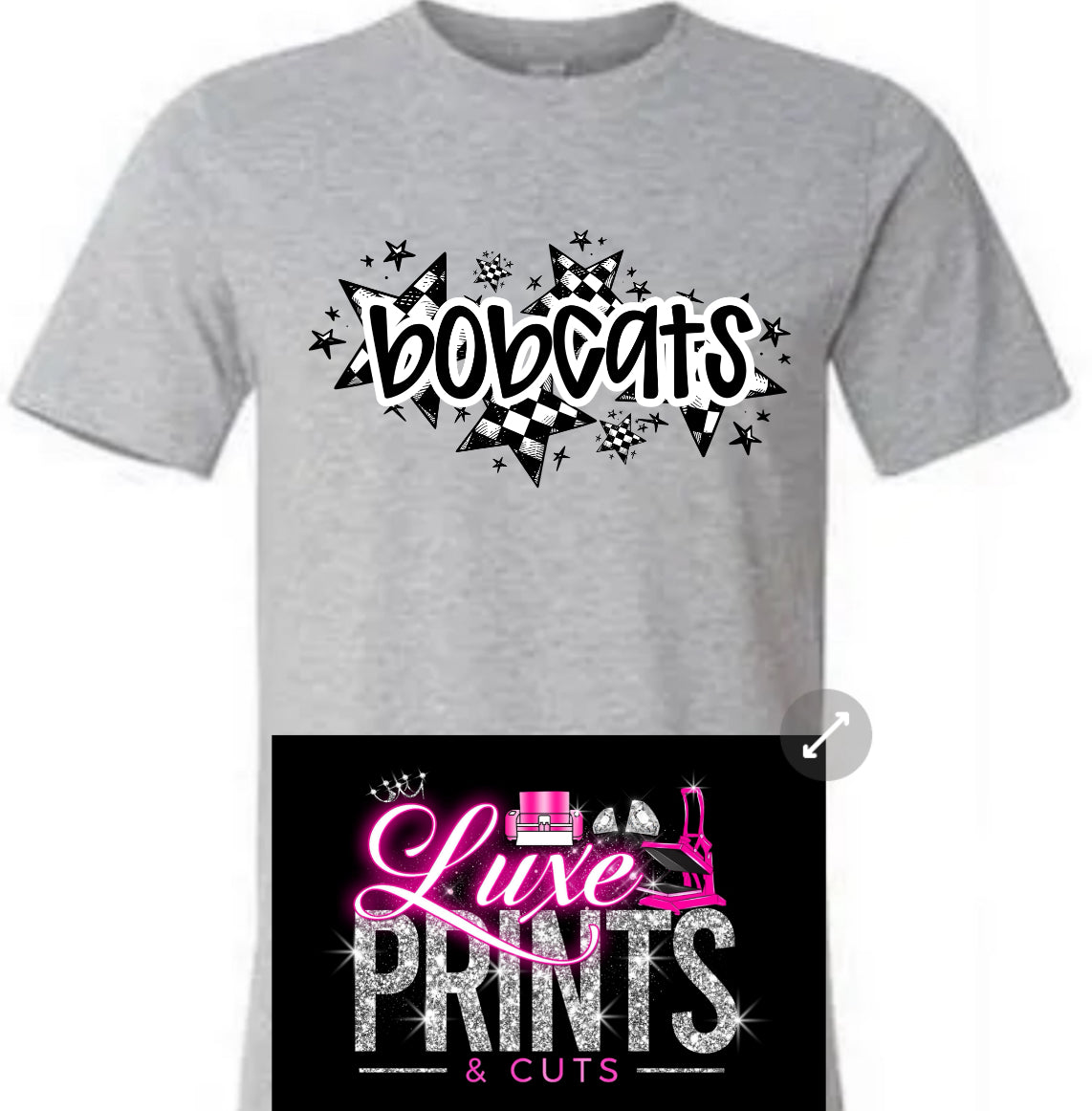 Bobcats Checkered Stars