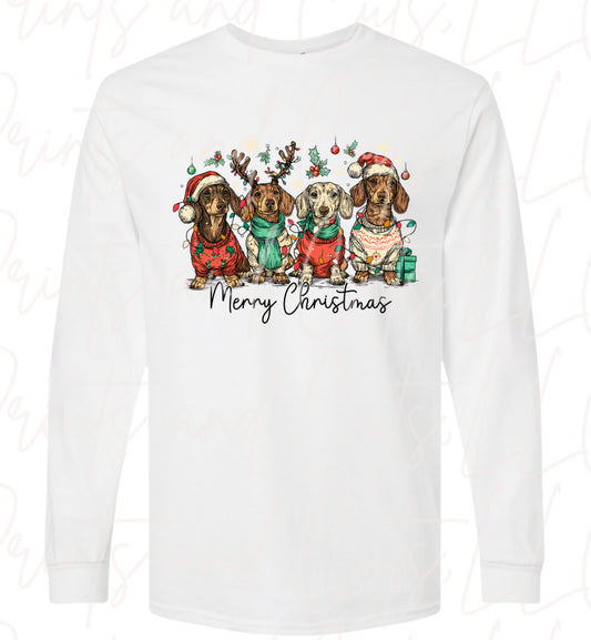 Dachshund Merry Christmas
