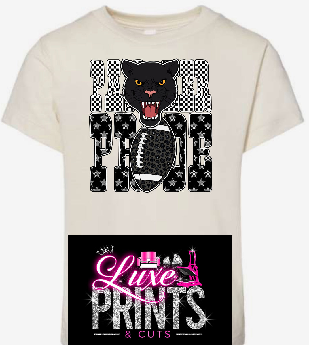 Checkered & Stars Panther Pride