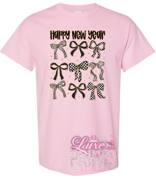 Happy New Years Bows Design