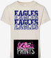 Glitter Effect Stacked Eagles