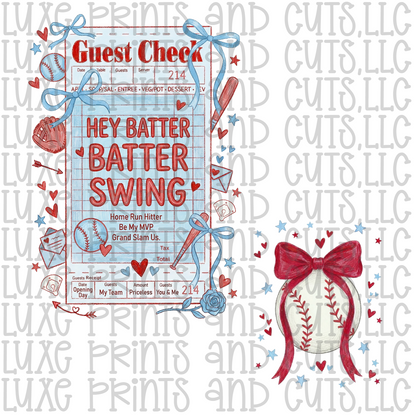 Geust Check Batter Batter Variations (TRANSFER ONLY)