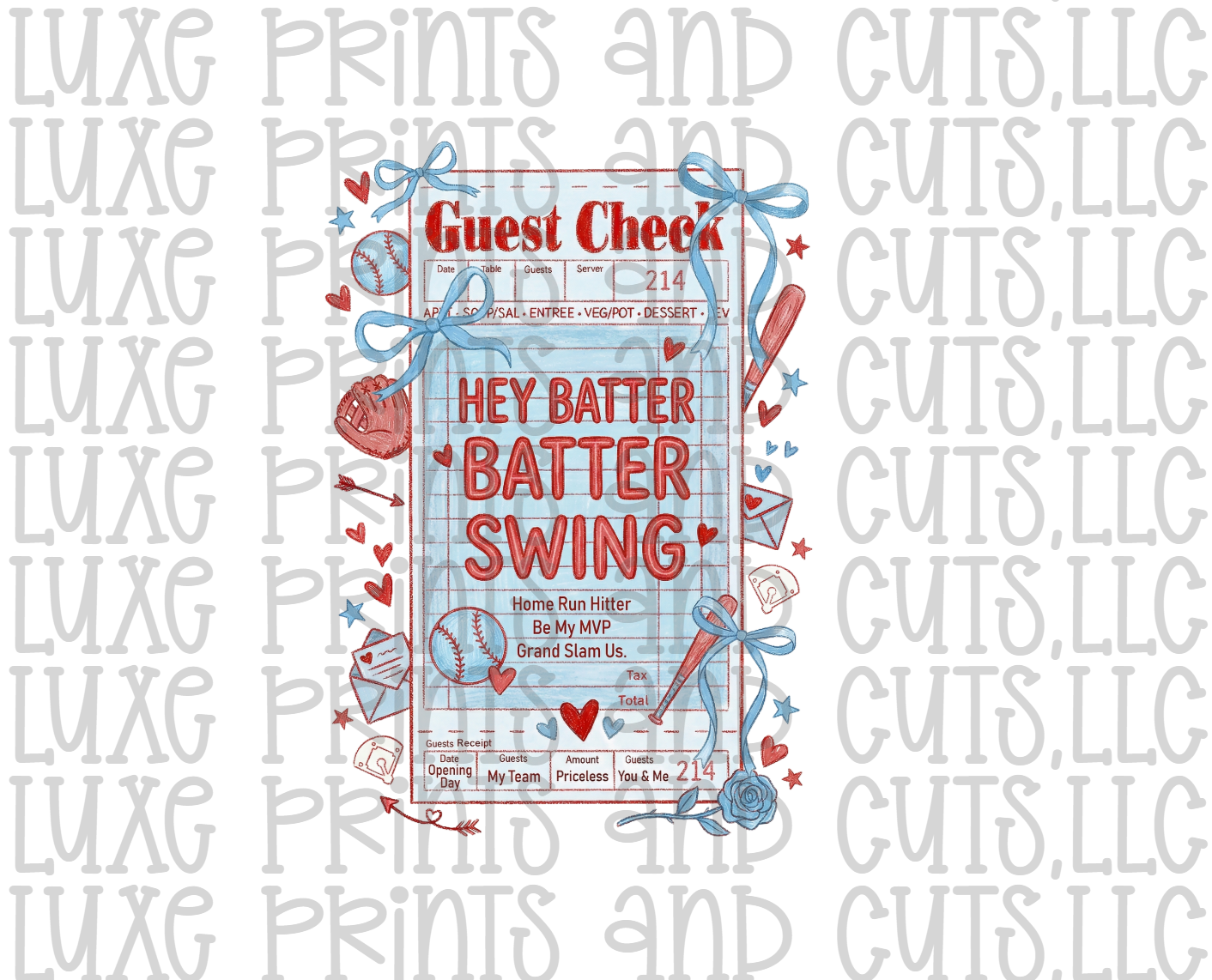 Geust Check Batter Batter Variations (TRANSFER ONLY)