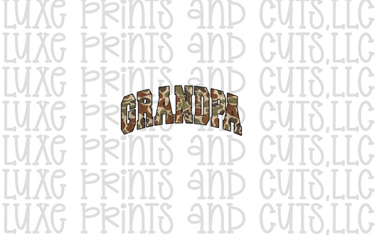 Camo Grandpa Variations (TRANSFER ONLY)