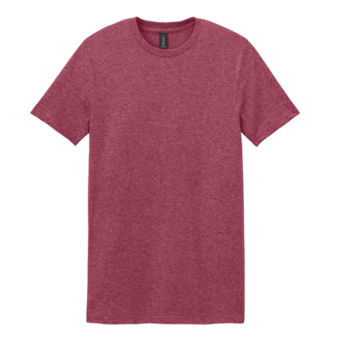 Heather Cardinal Red Gildan Shirt