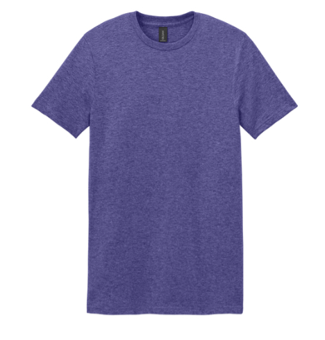 Heather Purple Gildan Shirt