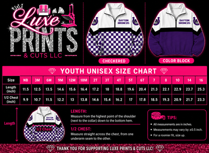 Pre order! Adult Full Zipper Windbreakers