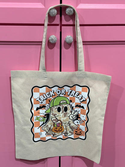 Personalized Trick or Treat Canvas Bag