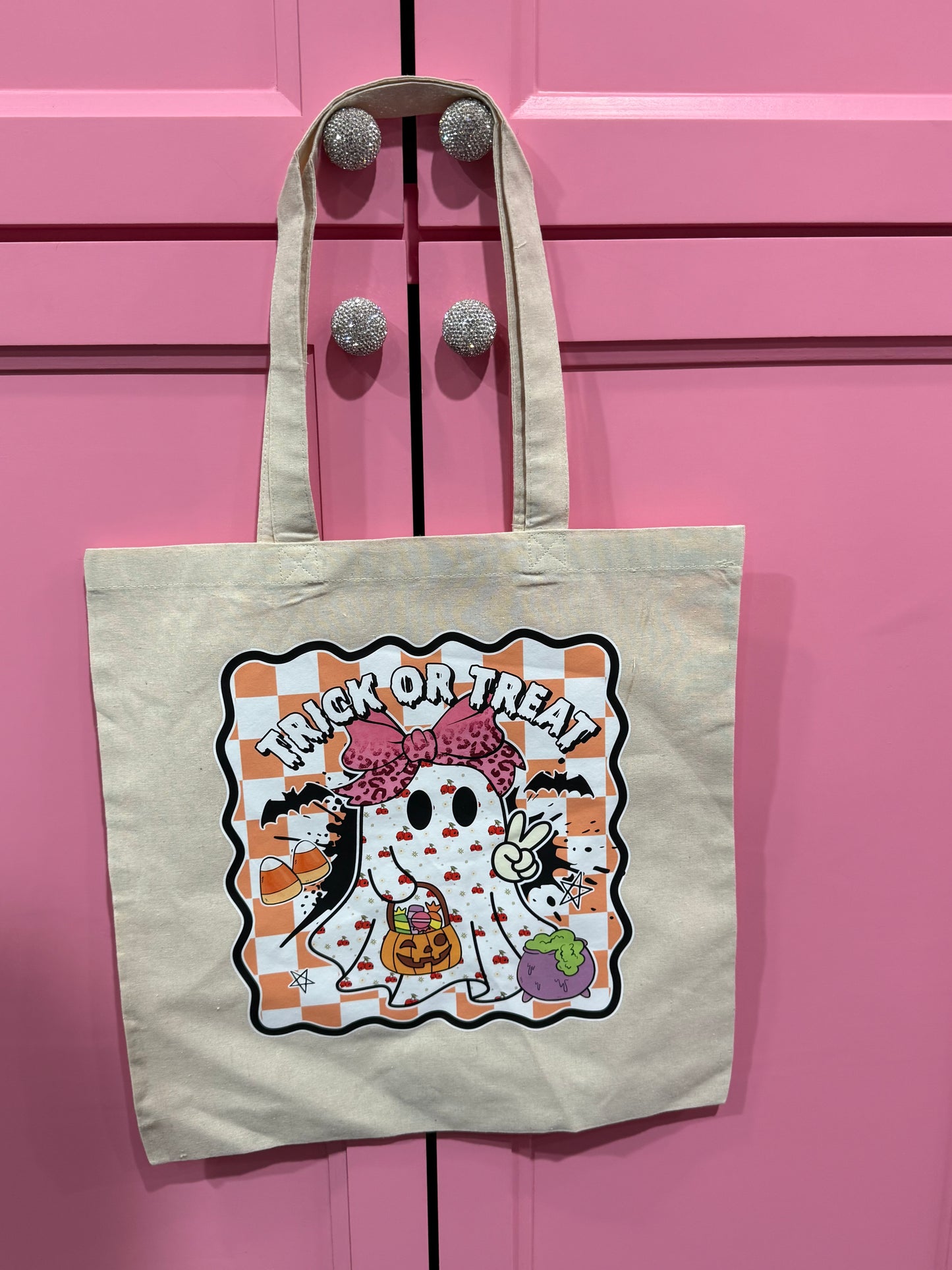 Personalized Trick or Treat Canvas Bag