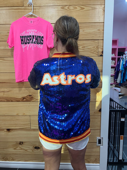 Sequin Astros jacket