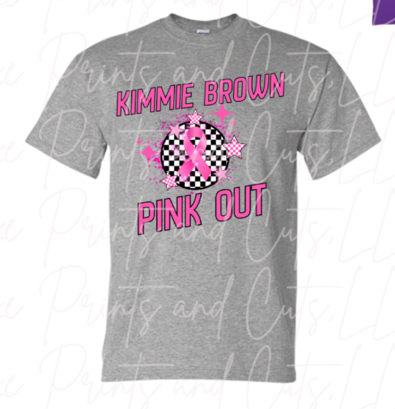 Kimmie Brown Checkered Pink Out!