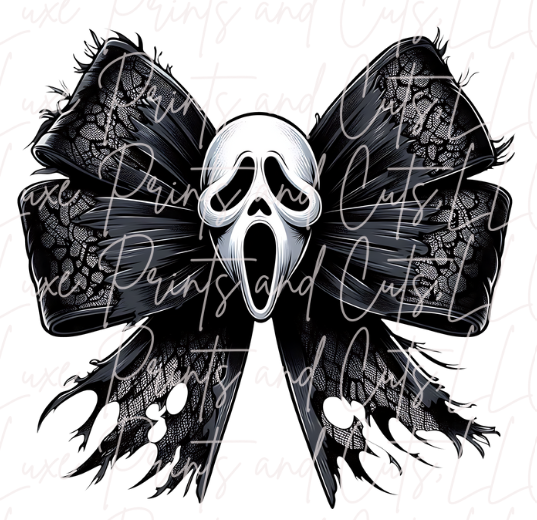 Mask Black Bow (TRANSFER ONLY)