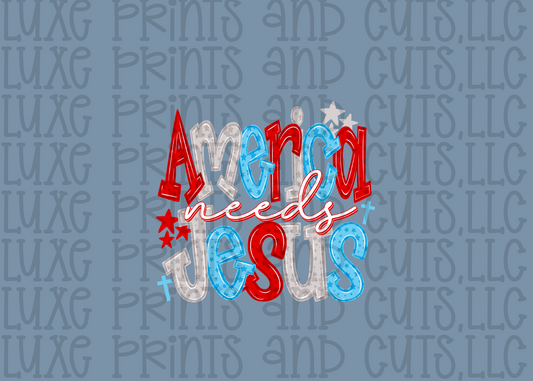 America Needs Jesus (TRANSFER ONLY)