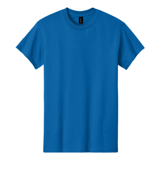 Neon Blue Heavy Cotton Gildan Shirt