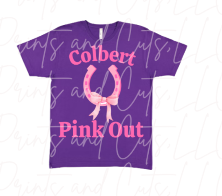 Colbert horseshoe pink out