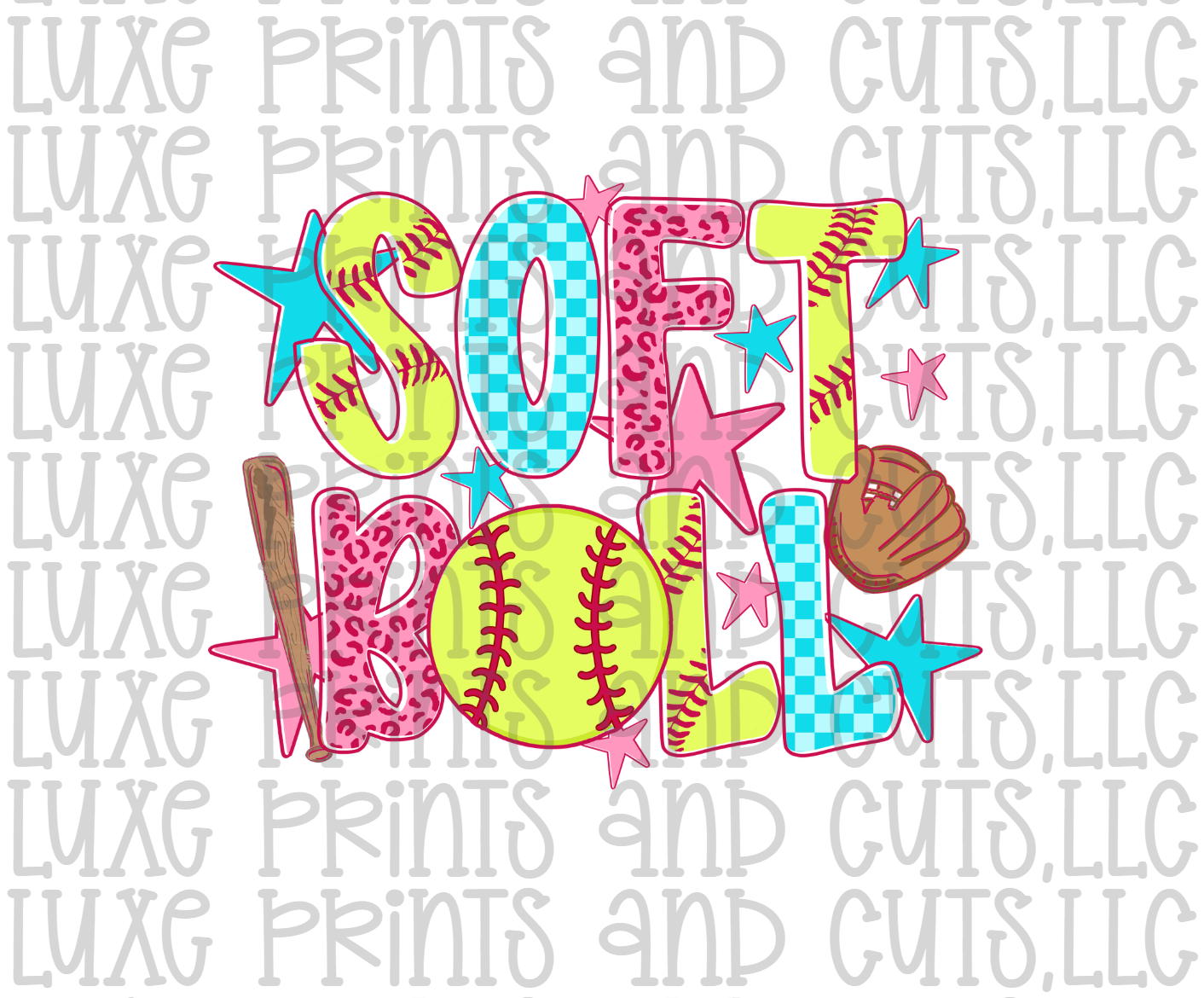 Preppy Softball (TRANSFER ONLY)