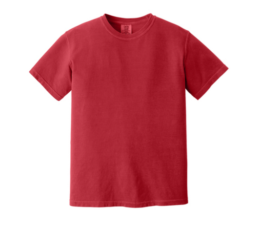 Red Comfort Color Shirt