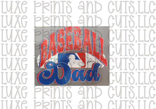 Retro Baseball Dad (TRANSFER ONLY) SALE