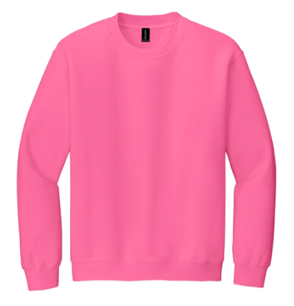 Safety Pink Gildan Sweater