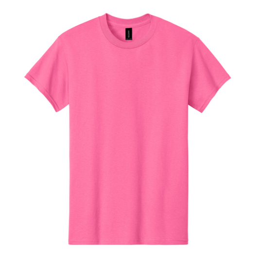 Safety Pink Heavy Cotton Gildan Shirt