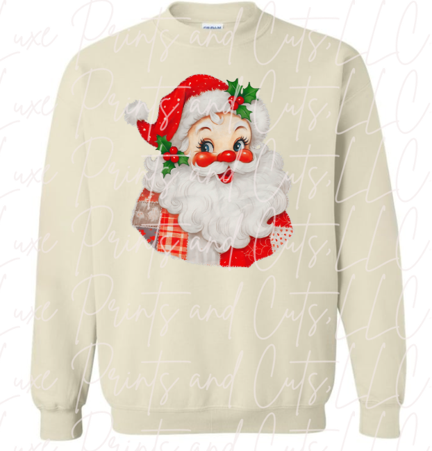 Santa with Red cheeks – Luxe Prints and Cuts