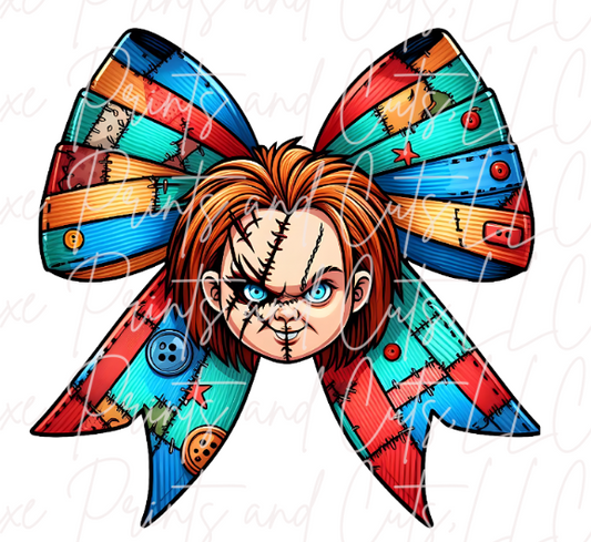 Scary Doll Bow (TRANSFER ONLY)
