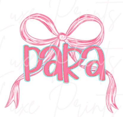 PARA school staff (TRANSFER ONLY)