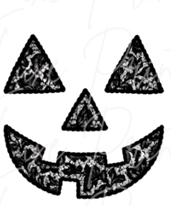Spooky pumpkin face (TRANSFER ONLY)