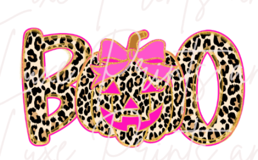 preppy pumpkin boo (TRANSFER ONLY)