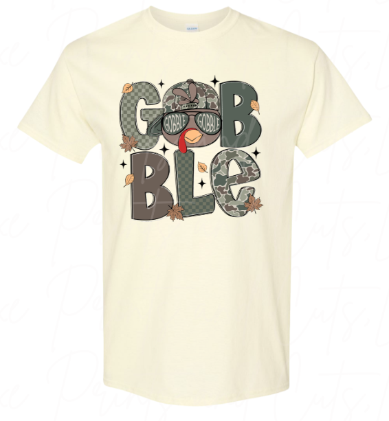 Gooble Gooble Camo Boy Turkey