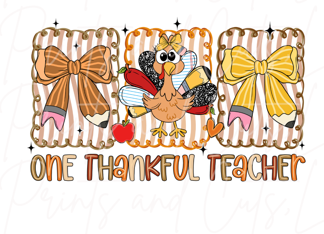 One Thankful Teacher (TRANSFER ONLY)