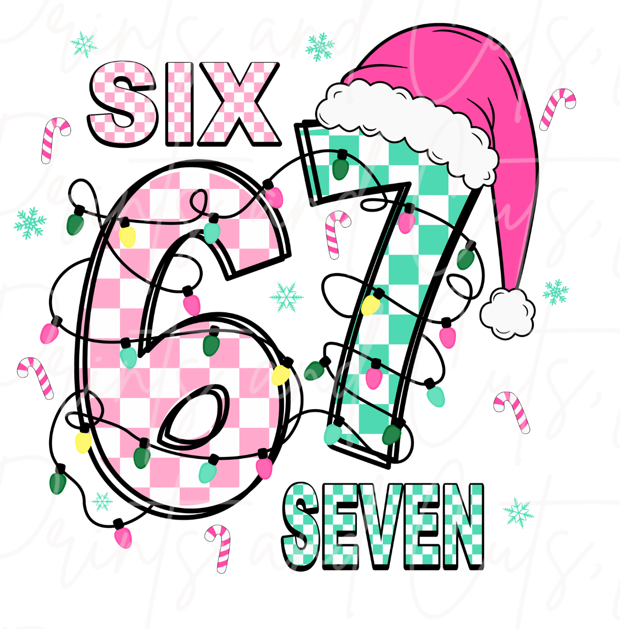 Christmas Checkered 67 (TRANSFER ONLY)