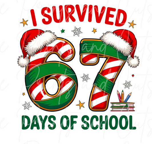 Candy Cane 67  (Transfer Only)