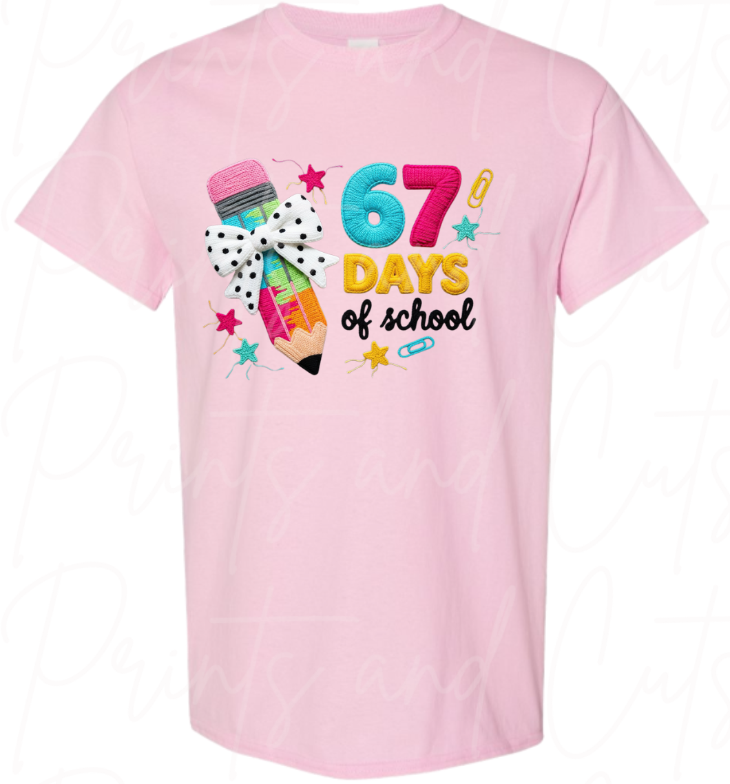 Crochet 67 Days of School