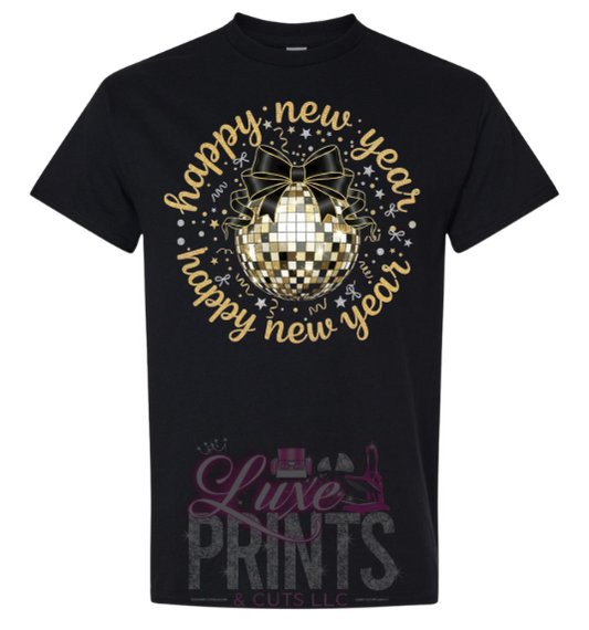 Happy New Year's Golden Ball