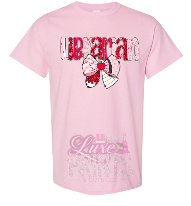 Librarian Valentine Shirt