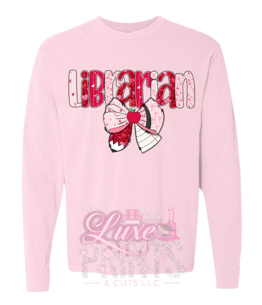 Librarian Valentine Shirt