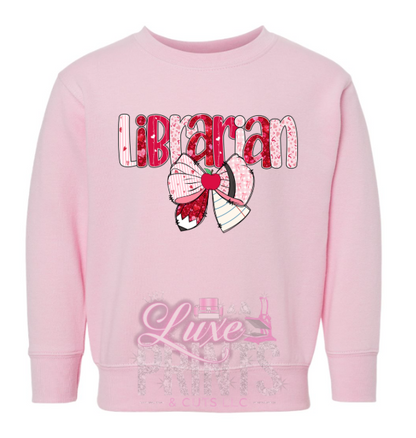 Librarian Valentine Shirt