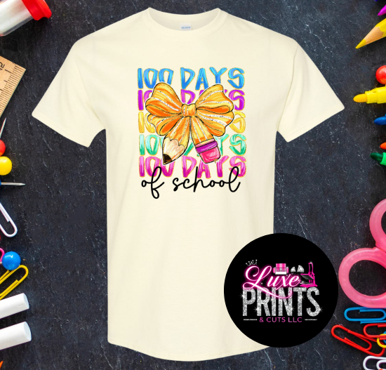 Shimmer Brushstroke 100 Days of School