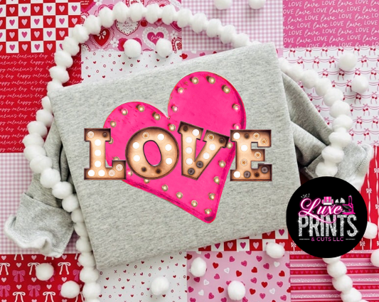 Love Marquee Letters