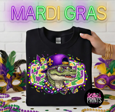 Gator Mardi Gras T-Shirt