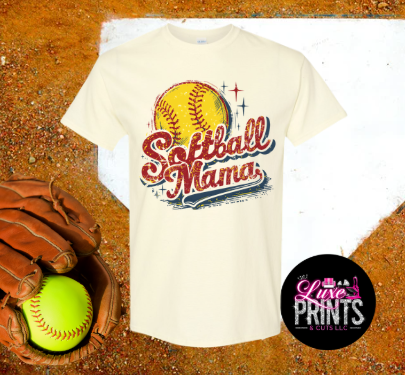 Retro Softball Mama