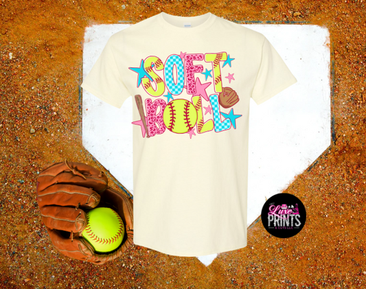 Preppy Softball Gildan Brand