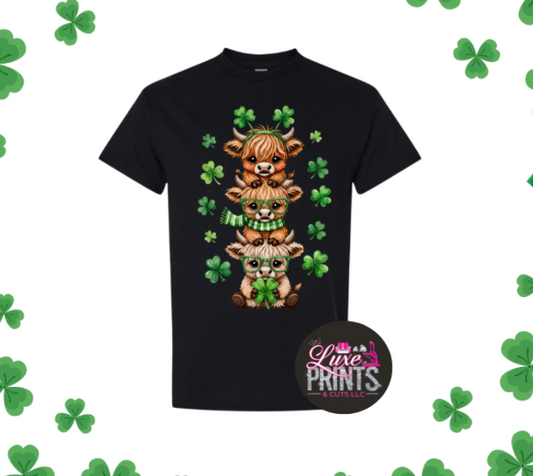 Highland Cow St. Patrick's Day
