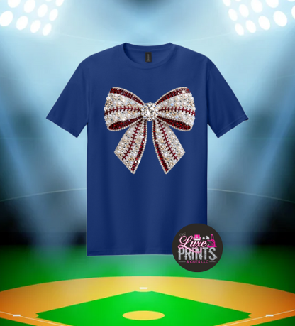 Rhinestone Effect Bow