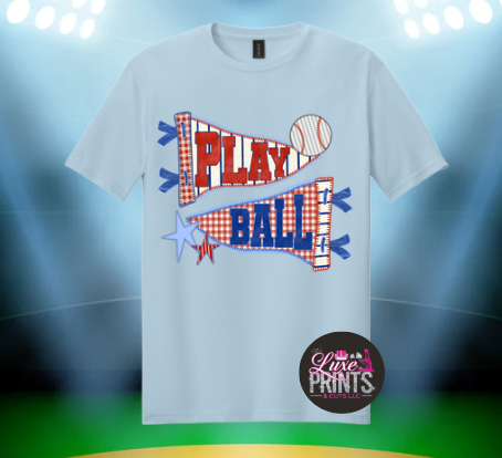 Play Ball Preppy Flags