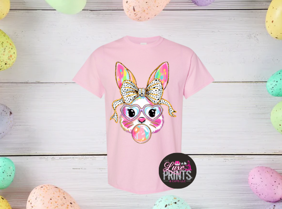 Cute Bunny with Dalmatian Bow