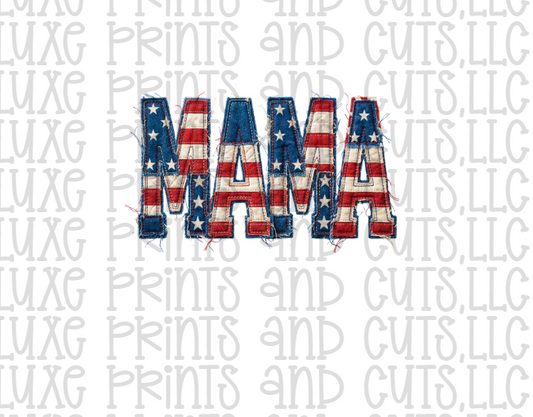 MAMA Fuax Patchwork (TRANSFER ONLY)